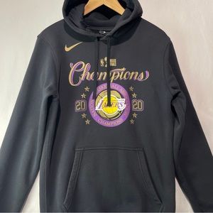 Nike Los Angeles Lakers 2020 NBA Finals Champions Locker Room Hoodie Adult Small